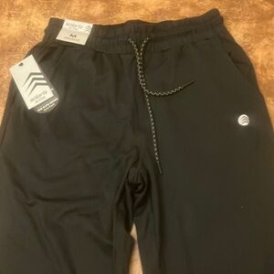 Solaris Black Casual Joggers